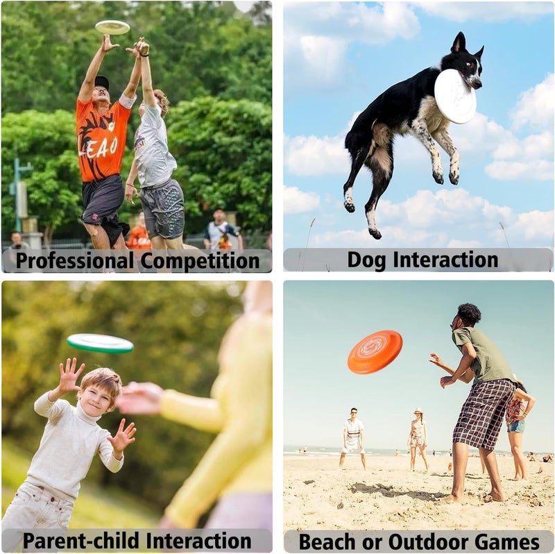 iDotha Sports Flying Disc - Compeition Flying Discs for Beach, Backyard, Lawn, Park, Camping and More - Great for All Ages Outdoor Flying Disc Training - Image 3